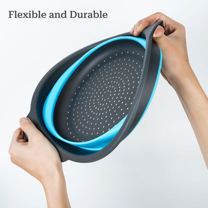 Collapsible Colander Set of 3 (Multicolor)