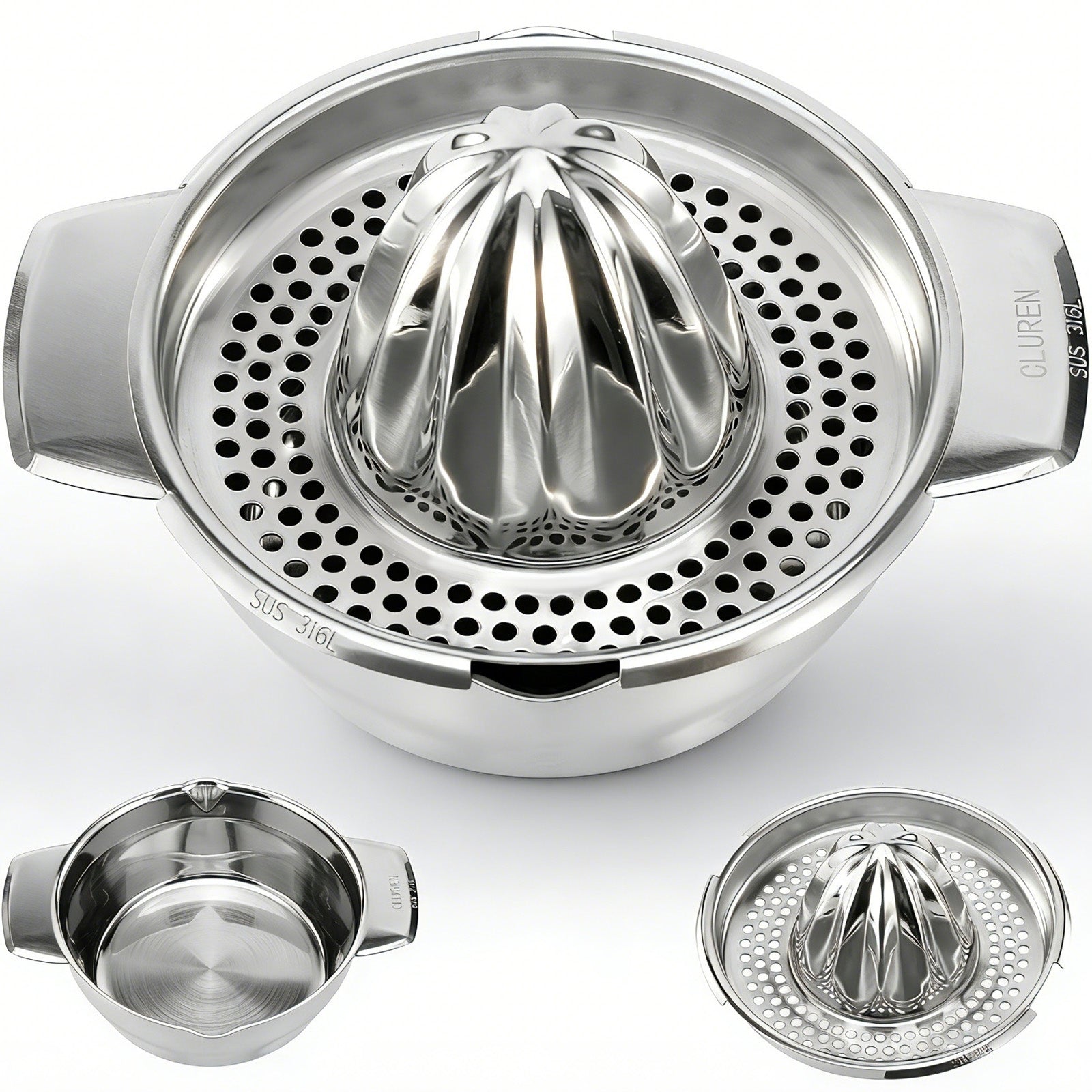 Cluren 316L Stainless Steel Citrus Press