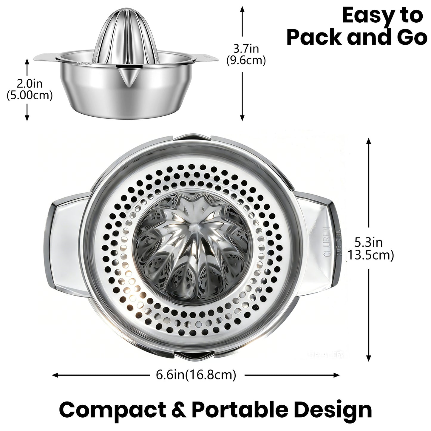316L Stainless Steel Manual Juicer