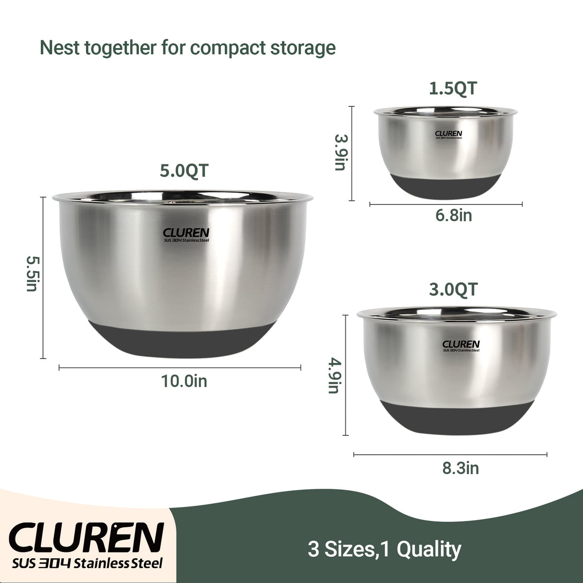 304 Mixing Bowls
